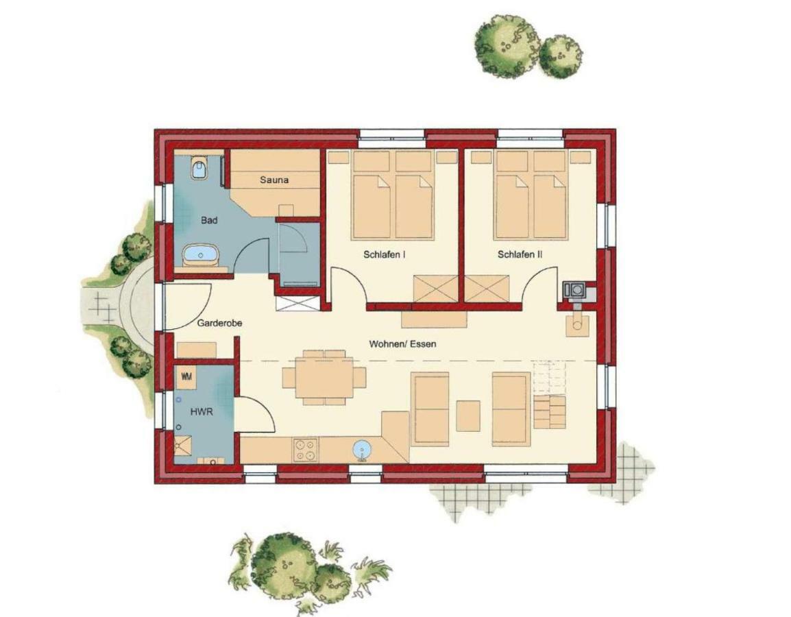 פלצרהאקן Feriendorf Suedstrand Haus 49 מראה חיצוני תמונה